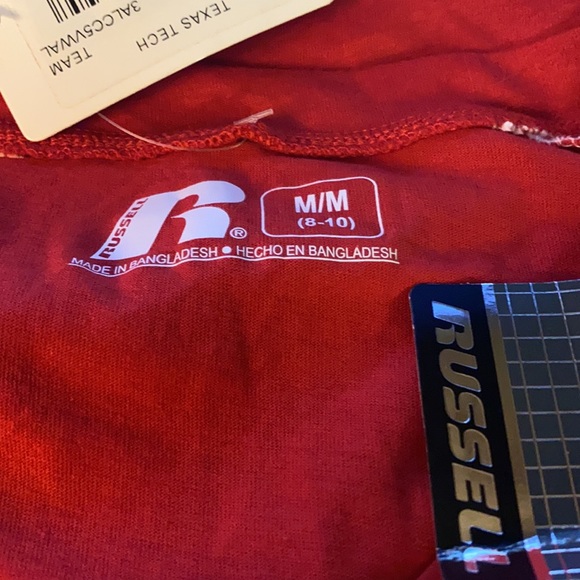 Russell Texas Tech University T-Shirt "Saturdays are for Football" Sz Medium NWT - Picture 4 of 4